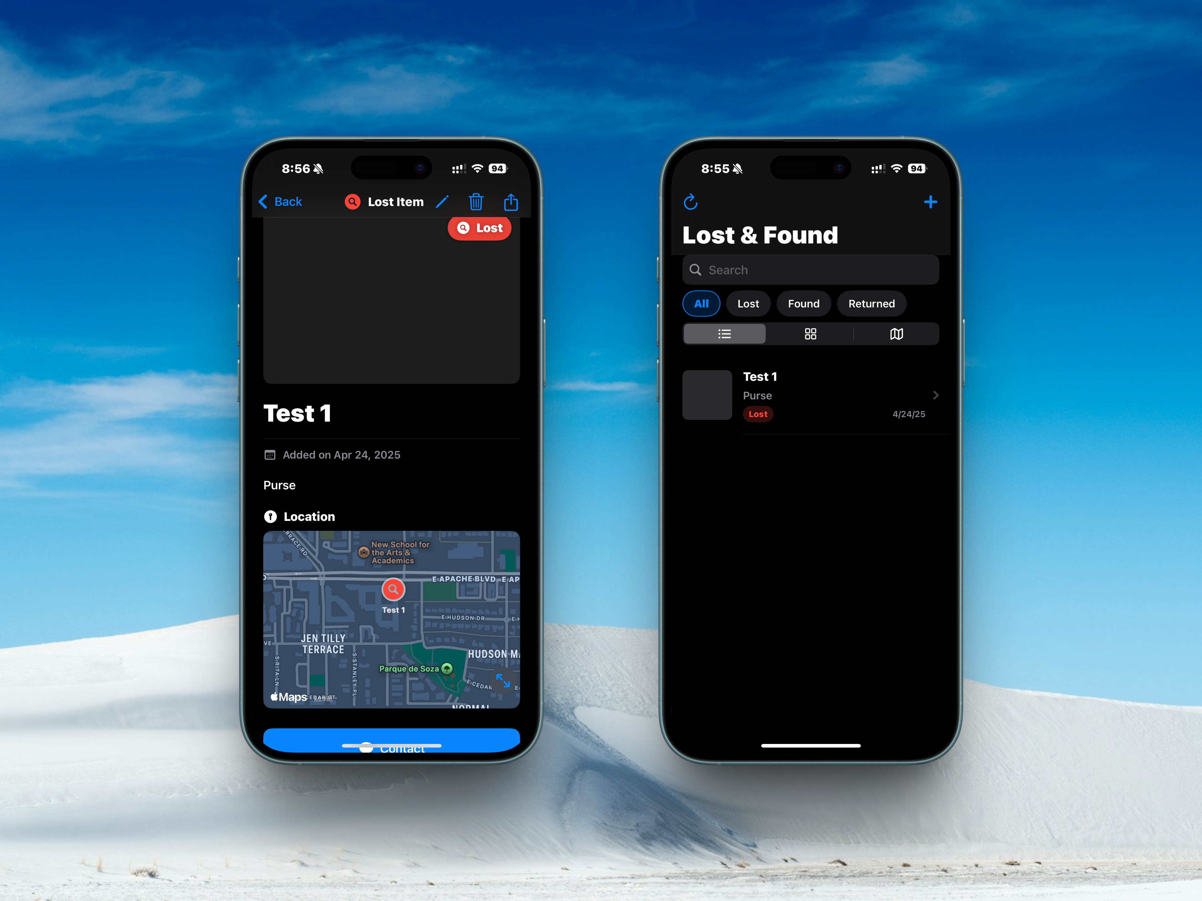 Campus Retrace iOS App